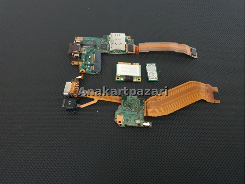 Sony PCG 21111M VPCX11S1T Enternet ,Wifi , SD Card Board  + Vga Board + Power Buton