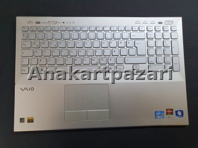 Sony VPCSE PCG-41414M Üst Kasa + Touchpad + Klavye ( Silver )