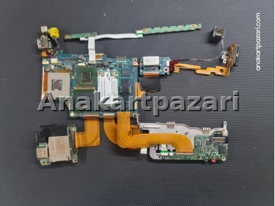 Sony PCG 4J1M VGN TX4XTP Anakart + 2 GB Ram + VGA . Audio, Wifi , Usb Board + Power Jack + Ethernet Kablosu + Power Butonu