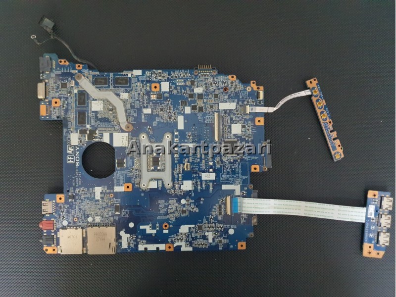 Sony Vaio SVE15 , SVE151c11 , HK5 MBX 269 DA0HK5MB6F0 REV. F Anakart İ5 2450M (SR0CH) İşlemci , AMD 7670M 1GB Ekran Kartlı