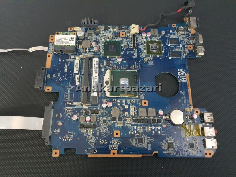 Sony Vaio PCG 71811M MBX 247 DA0HK1MB6E0 Rev E Anakart 1 GB Ekran Kartlı , İ5 2450M (SR0CH) İşlemci