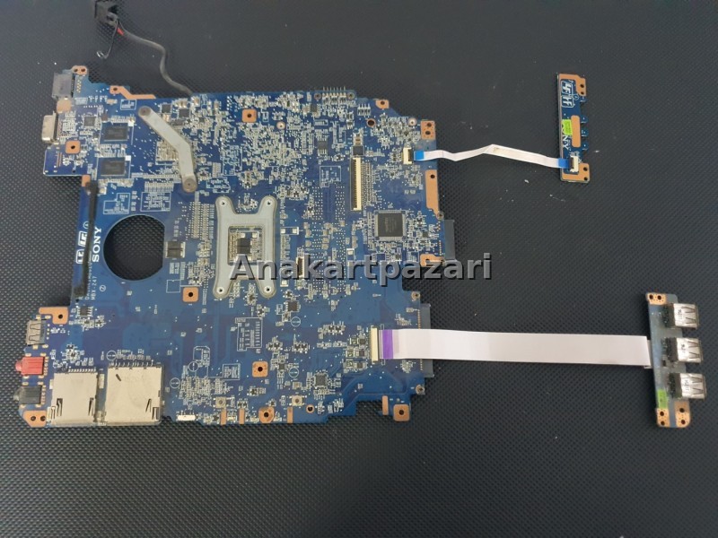 Sony Vaio PCG 71811M MBX 247 DA0HK1MB6E0 Rev E Anakart 1 GB Ekran Kartlı , İ5 2450M (SR0CH) İşlemci