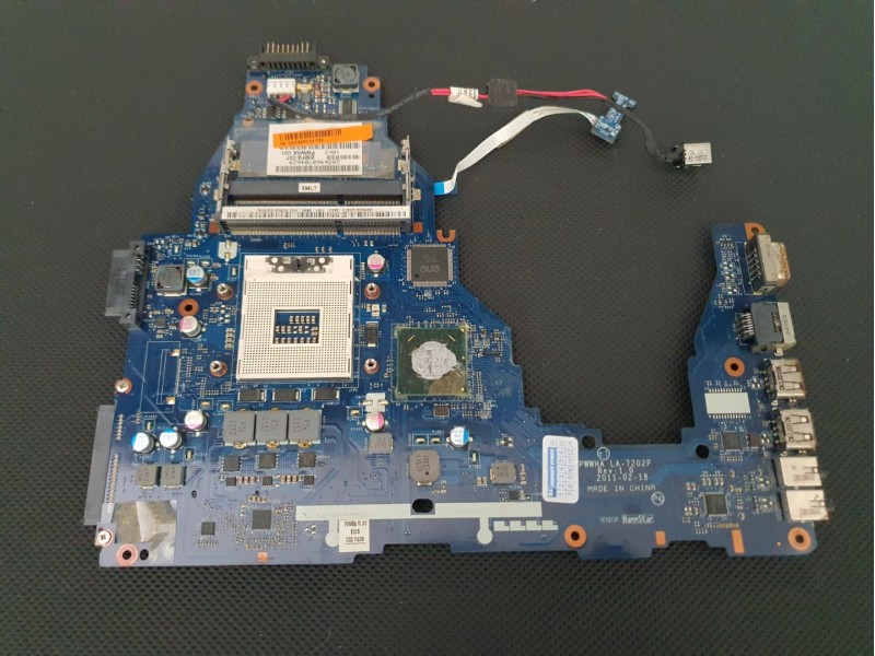 Toshiba Satellite C660 C660D C665 C665D Anakart LA-7202P Rev 1.0 Toshiba Satellite C660 C660D C665 C665D Anakart LA-7202P Rev 1.0