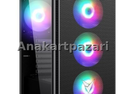 FSP VENTO VG07F BOŞ KASA SİYAH ( PSU YOK )