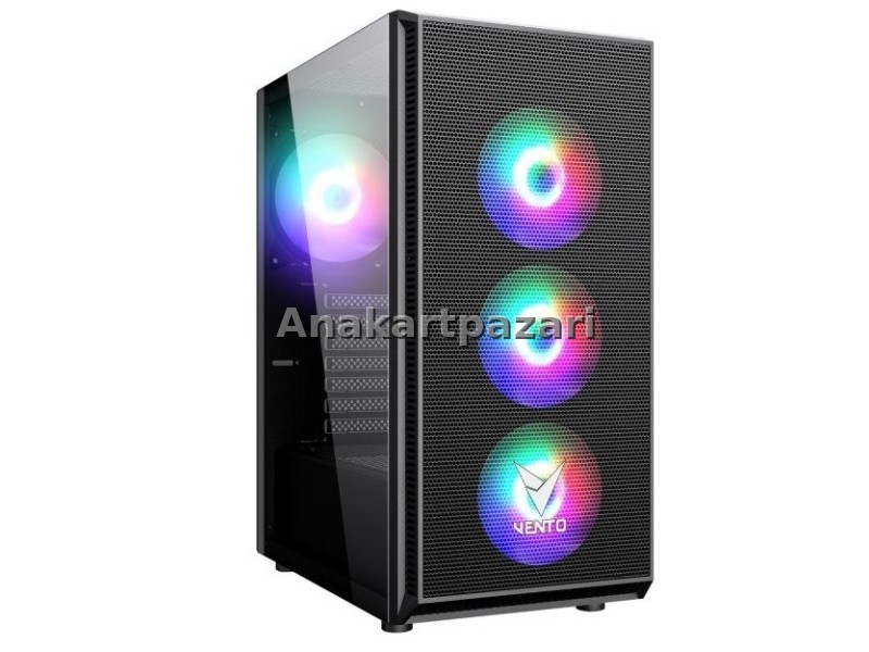 FSP VENTO VG07F BOŞ KASA SİYAH ( PSU YOK )