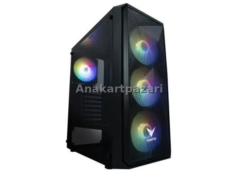 FSP VENTO VG10F BOŞ KASA SİYAH ( PSU YOK )