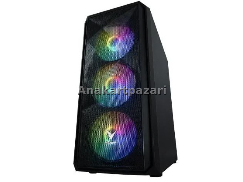 FSP VENTO VG10F BOŞ KASA SİYAH ( PSU YOK )