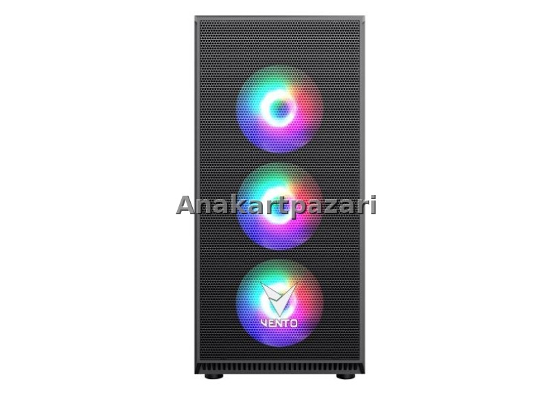 FSP VENTO VG07F BOŞ KASA SİYAH ( PSU YOK )