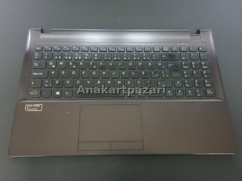 Vestel Pro T50 , Monster Q47 Clevo W650S W670S W650SC W650SJ W670SC W650SZ W650SR Üst Kasa + Klavye + Touchpad