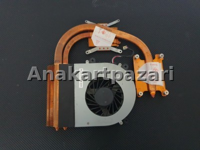 Vestel Pro T50 , Monster Q47 Clevo W650S W670S  W650SC W650SJ W670SC W650SZ W650SR Soğutucu Blok + Fan