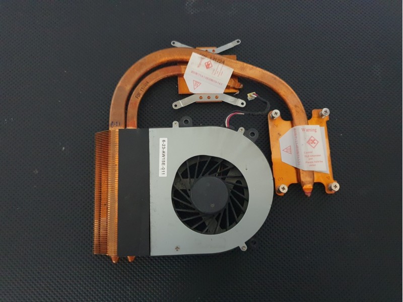 Vestel Pro T50 , Monster Q47 Clevo W650S W670S  W650SC W650SJ W670SC W650SZ W650SR Soğutucu Blok + Fan