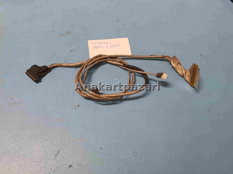 Toshiba Satellite C650 C655 L650 L655 Ekran Flex Kablosu