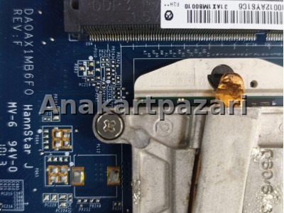 HP Compaq  CQ42 CQ56 CQ62 G42  G56 G62 G72 Anakart 1GB Ekran Kartlı DA0AX1MB6F0 Rev:F