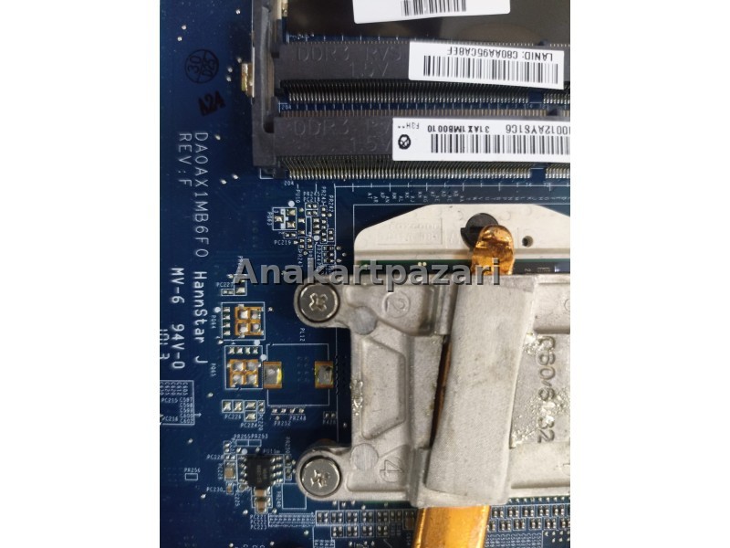HP Compaq  CQ42 CQ56 CQ62 G42  G56 G62 G72 Anakart 1GB Ekran Kartlı DA0AX1MB6F0 Rev:F