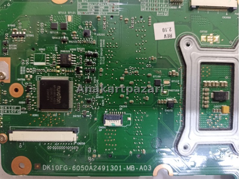 Toshiba L850 L855 Anakart AMD HD7670M Ekran Kartlı DK10PG-6050A2509901-MB-A02