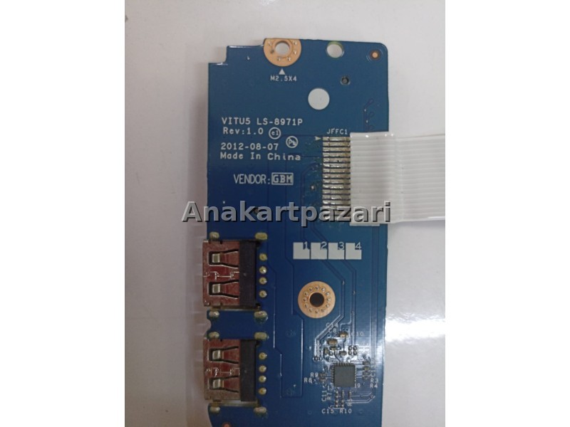 Lenovo  İdeapad U510  VITU5 LS-8971P REV:1.0 USB Board