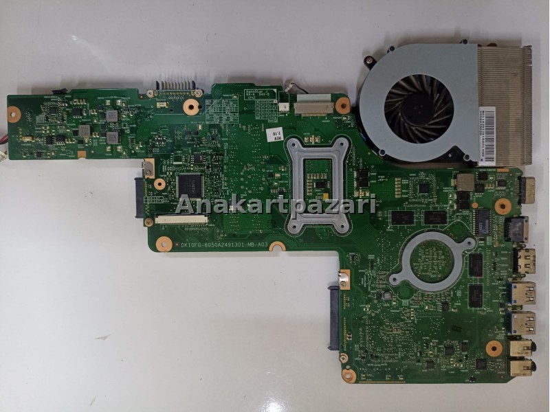 Toshiba L850 L855 Anakart AMD HD7670M Ekran Kartlı DK10PG-6050A2509901-MB-A02