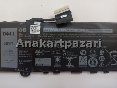 Dell P83G F62G0 Batarya 
