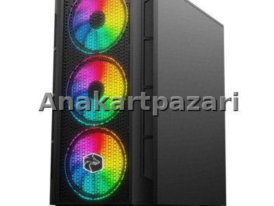 GAMETECH Xcoler Mesh Pro Micro Atx 4x120mm Rgb Fanlı