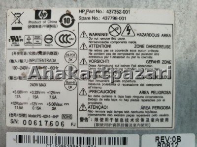 HP PS 6241 4HP  Power Supply (240W)
