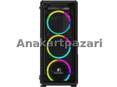 GAMETECH Legend Mesh Panel 4 Adet Raınbow Fan Kasa