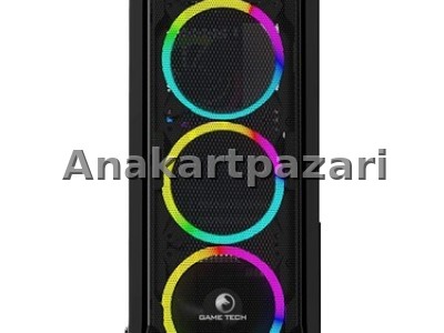 GAMETECH Legend Mesh Panel 4 Adet Raınbow Fan Kasa