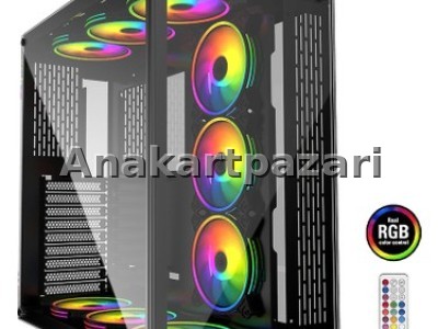 GAMETECH Archon 9x120mm Rgb Fanlı Kumandalı