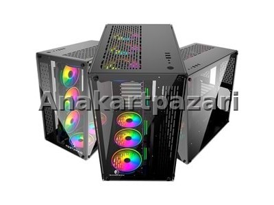 GAMETECH Archon Kumandalı 9 Adet Rgb Fanlı Gamıng