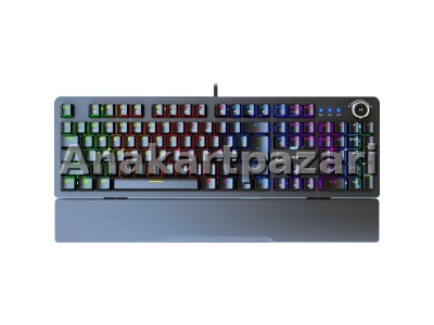 GAMETECH Black Rider Red Kırmızı Switch Rgb Gradyen Pro Gaming