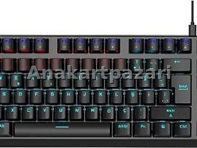 Gamepower Overlord Blue Switch 88 Tuşlu Gaming Klavye