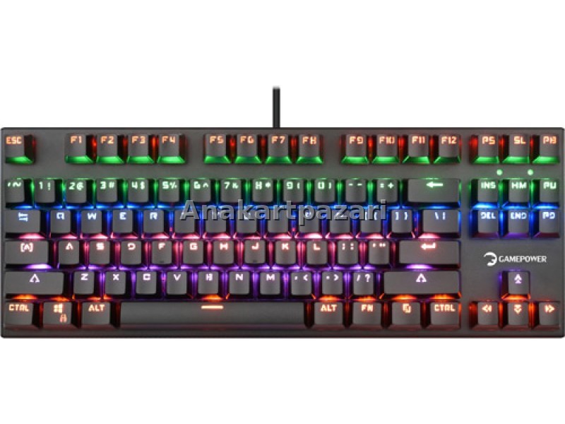 Gamepower Warlock Compact Kırmızı Switch Mekanik Klavye
