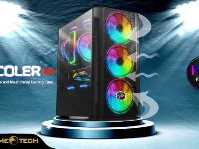GAMETECH Xcoler Mesh Pro Micro Atx 4x120mm Rgb Fanlı