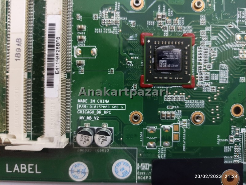 HP Compaq CQ43 CQ57 430 630 AMD Anakart ( On board )