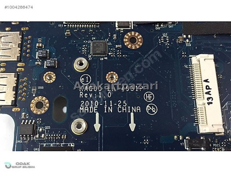 HP EliteBook C73 C73C 8540P 8540W KAQ00 LA-4951P Laptop Anakart