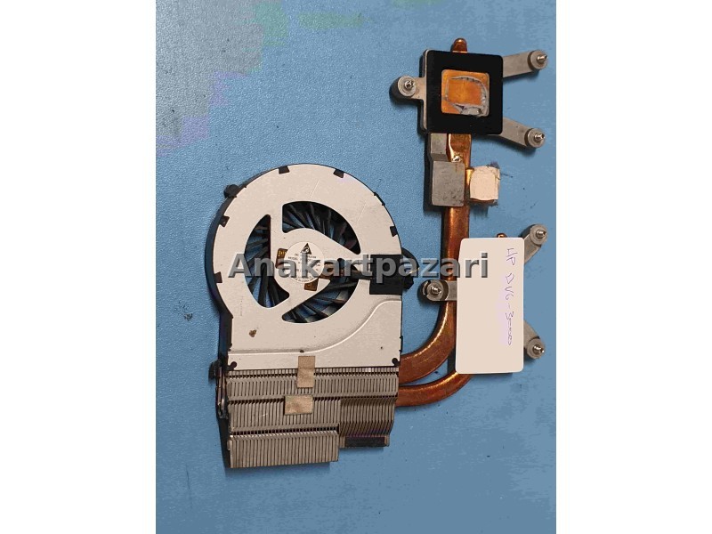 Hp DV6 3000 3100 DV7 4000 4100 Soğutucu Blok + Fan