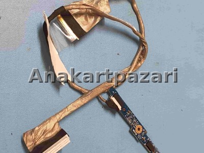 HP HSTNN C73 C73C 8540 8540P 8540W Ekran Flex + Kamera Kablosu