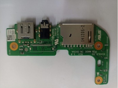 Asus X555LD Audio SD Card Reader IO Board Rev 3.0