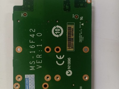 Msi Gt70 Gt780 Ms-1761 Ms-1762 Ms-1763  MS-16F42 T7 V2.7  M Sata ( Hard Disk ) Bordu