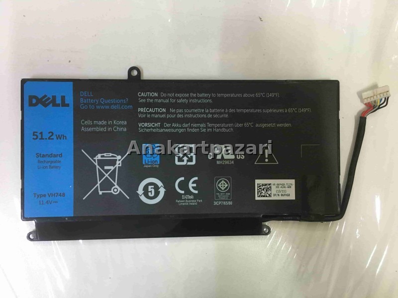 DELL VESTO  -5460 - 5470 - 5480 - 5560 ORJİNAL BATARYA