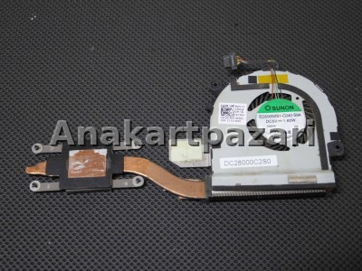 Dell XPS 12 9Q23 9Q33 Soğutucu Blok + Fan