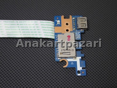 HP 15BS 15BW 15BU 15TBR 15TBS 15ZBW 15RA G6 250 255 Usb SD Kart Okuyucu Board