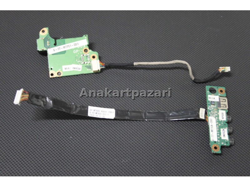 Casper W765 W765S , Exper B5121 Ethernet Board , Usb , Audio Board