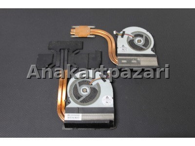 Asus G75 G75V G75VX G75VW Sogutucu Blok + Fan