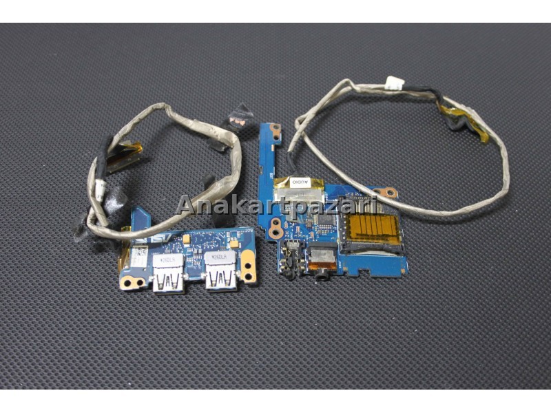 Asus G75 G75V G75VX G75VW Usb Board + SD Card Audio Board + Kabloları