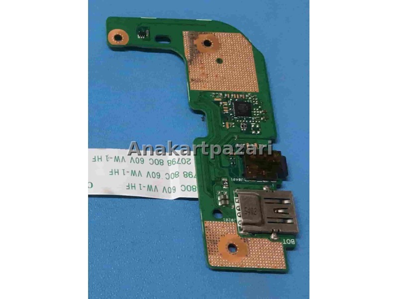 Asus X555DG USB Audio SD Card Reader IO Board Rev 2.0