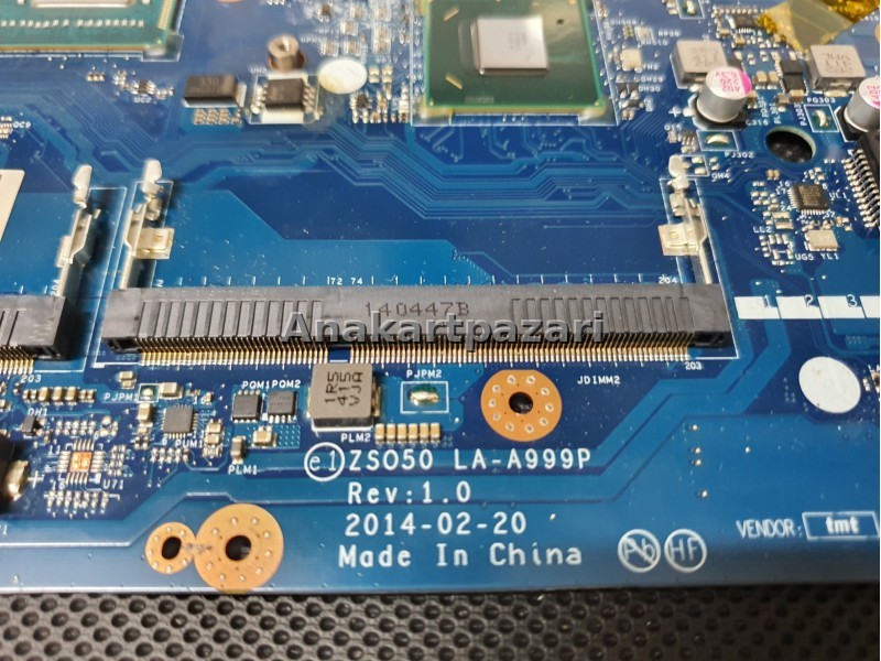 HP Pavilion 250-G3 / 255-G3 ZSO50 LA-A999P 15R 15G 15-r005st, 15-r009st, 15-r010st, 15-r011st, 15-r012st G7X48EA   (İ3 3217U SR0N9 2 GB Ekran Kartlı )  Anakart