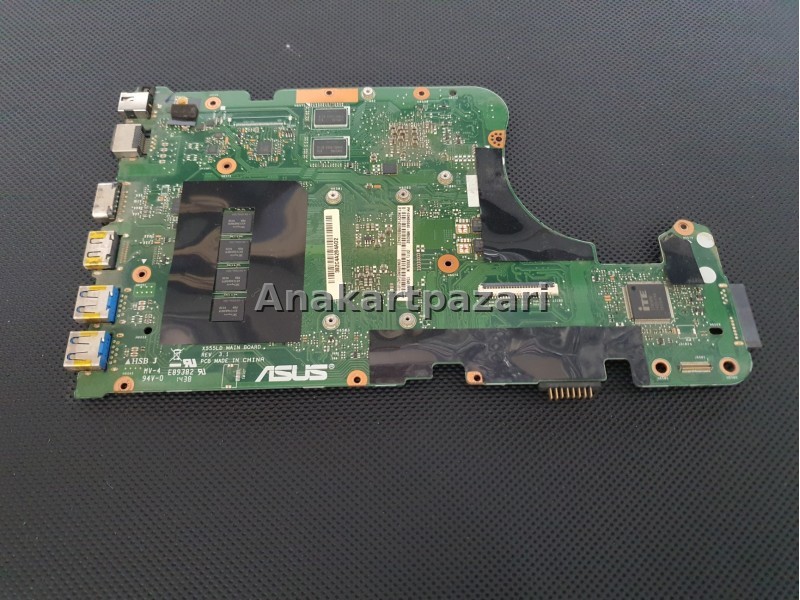 Asus X555 X555L X555LD Anakart İ7 4510U ( SR1EB ) 2 GB Ekran Kartı 4 GB Ram Rev 3.1