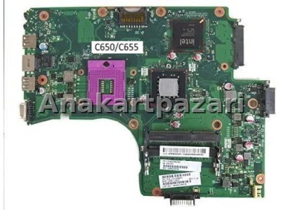 TOSHIBA C650-C655 Model-6050A2355301-MB-A03 DDR3 Anakart