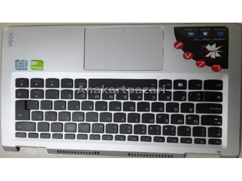 lenovo yoga 710 üst kasa+klavye