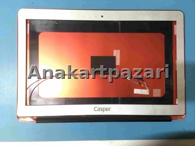 Casper CGA CBA CBE C16 Ekran Cover + Bezel ( Kırmızı )
